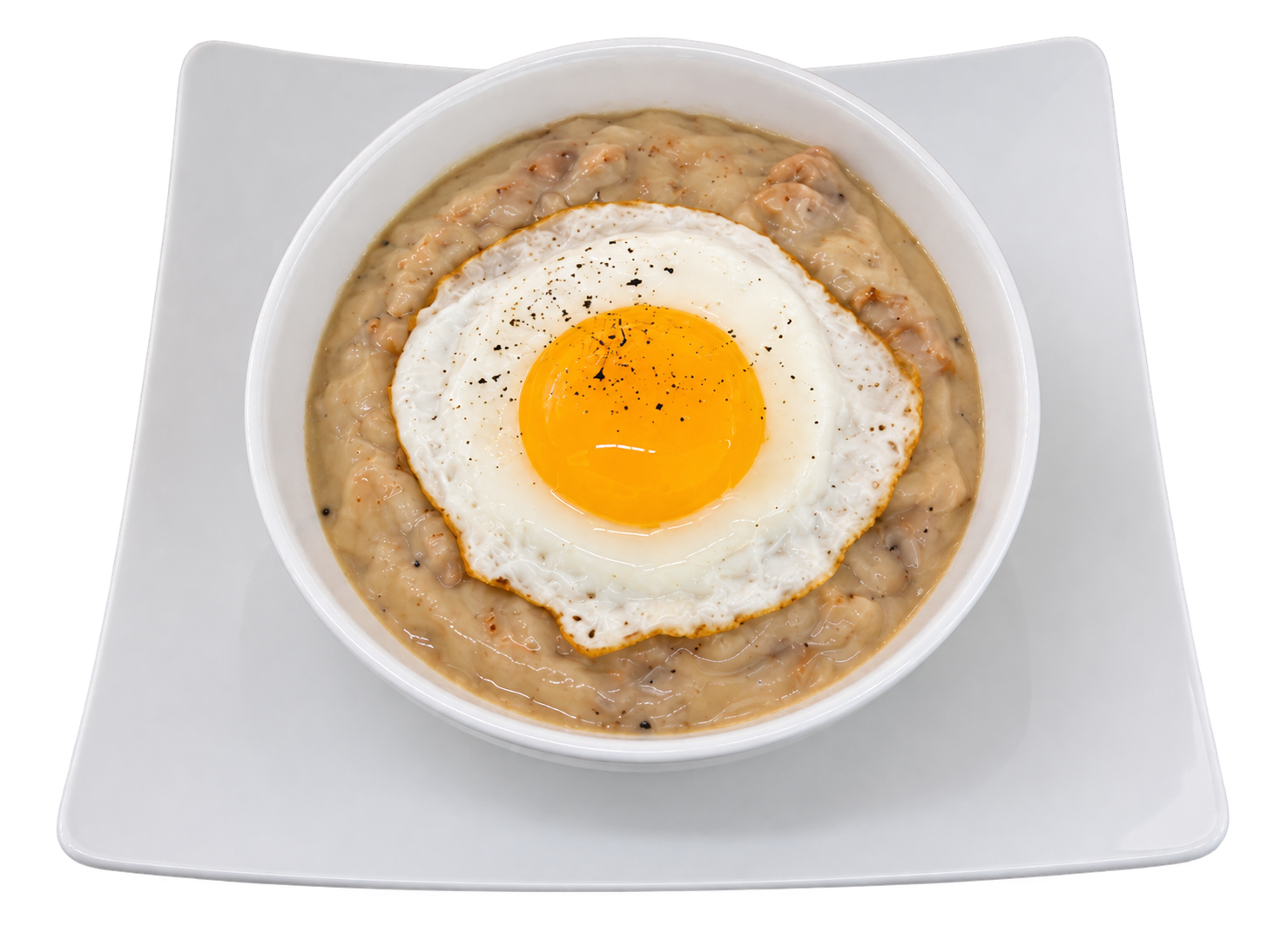 Half Biscuit and Gravy with One Egg