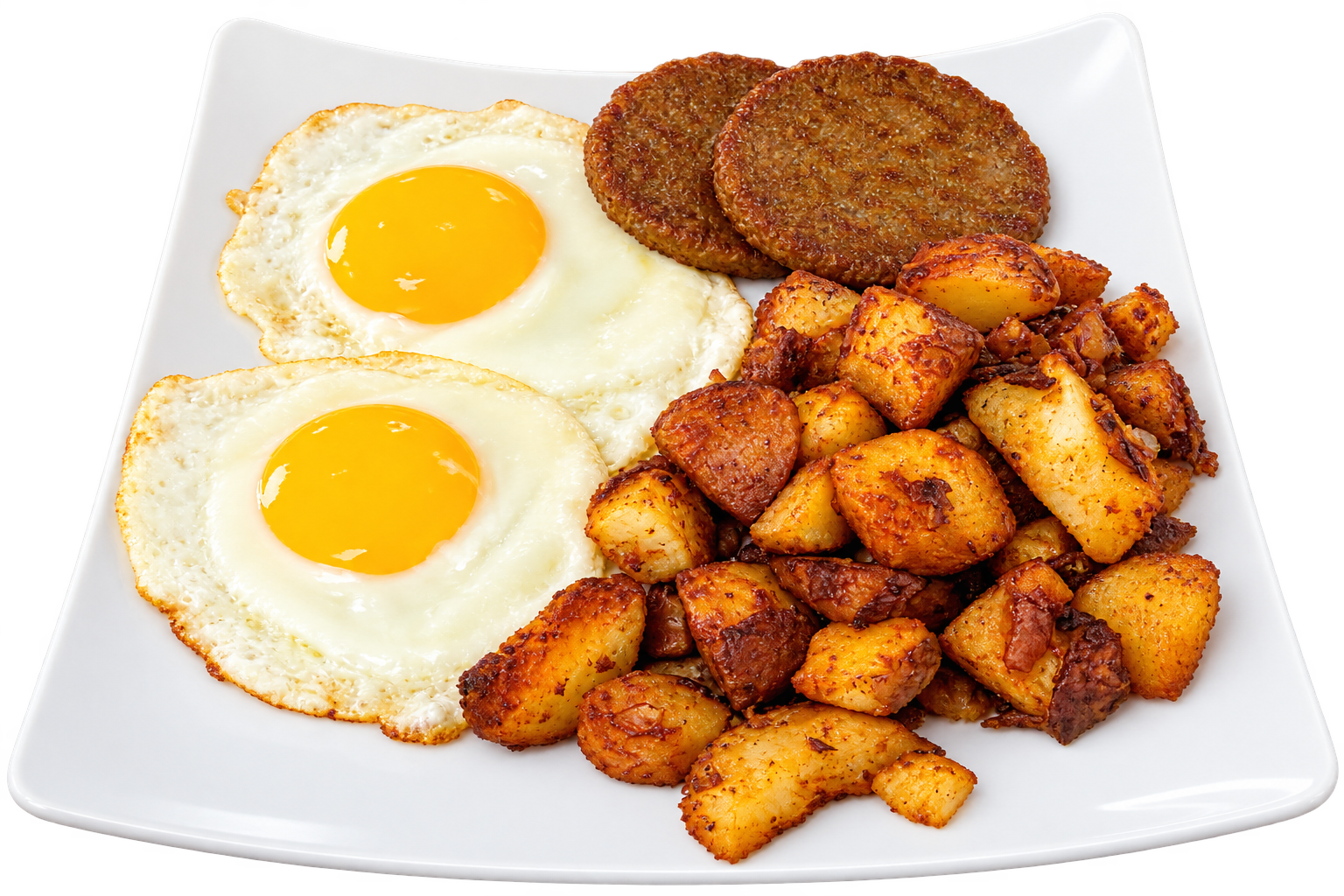 2 Eggs any style with Bacon or Sausage