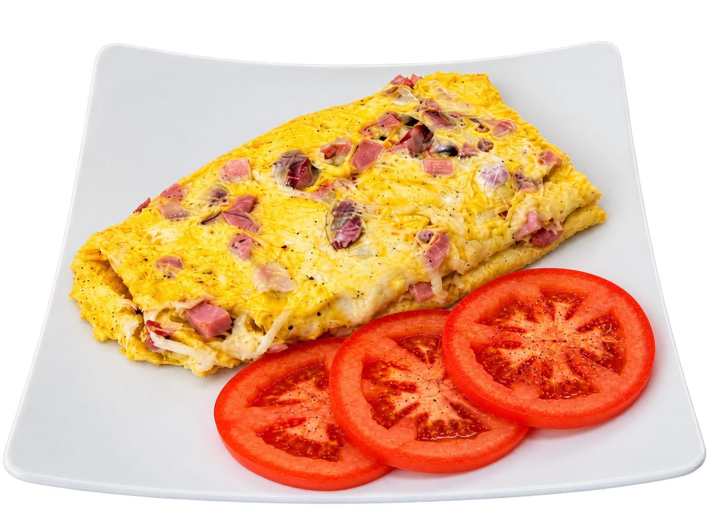 Bacon, Ham or Sausage and Cheese