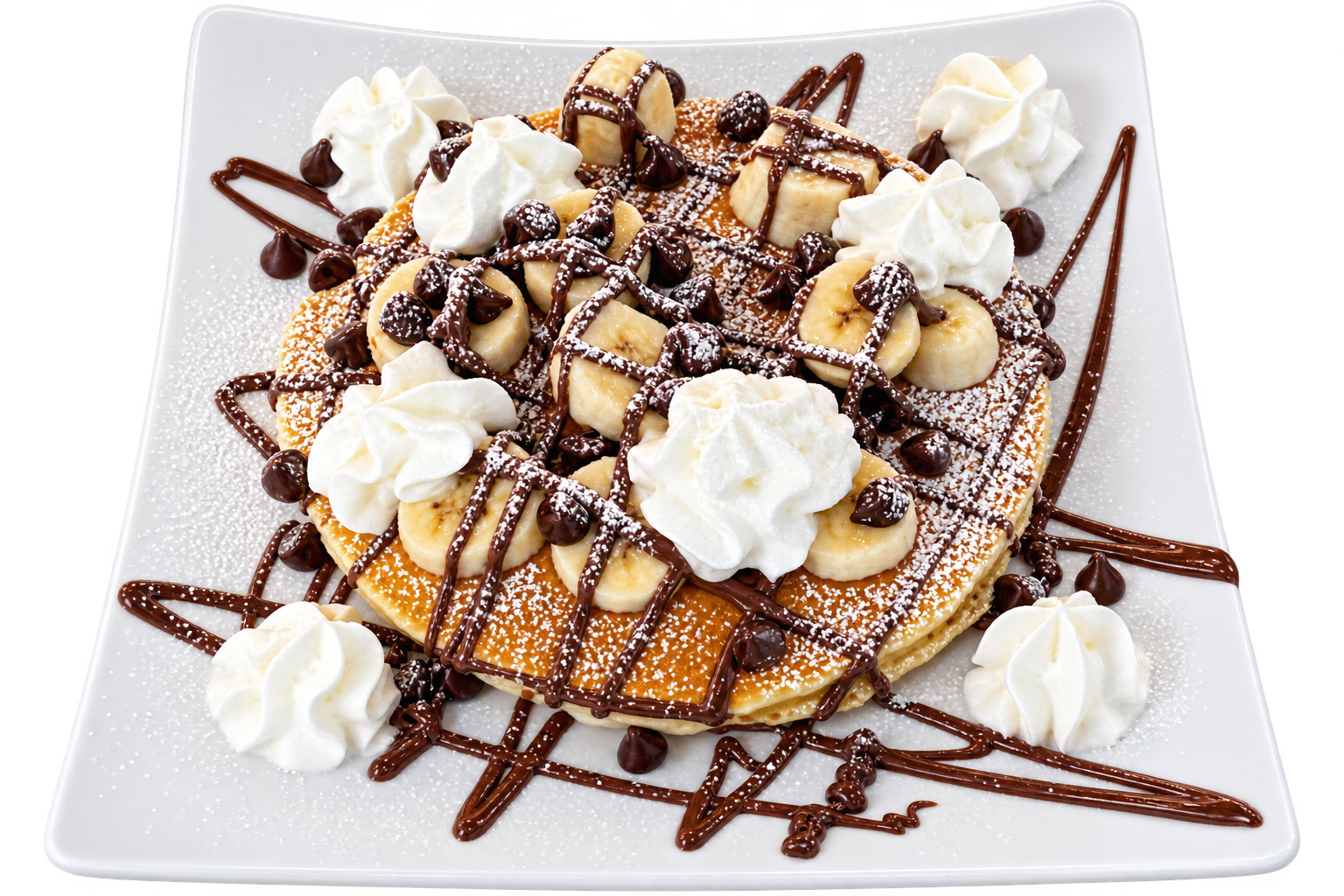 Loaded — Chocolate Chips, Bananas and Nutella