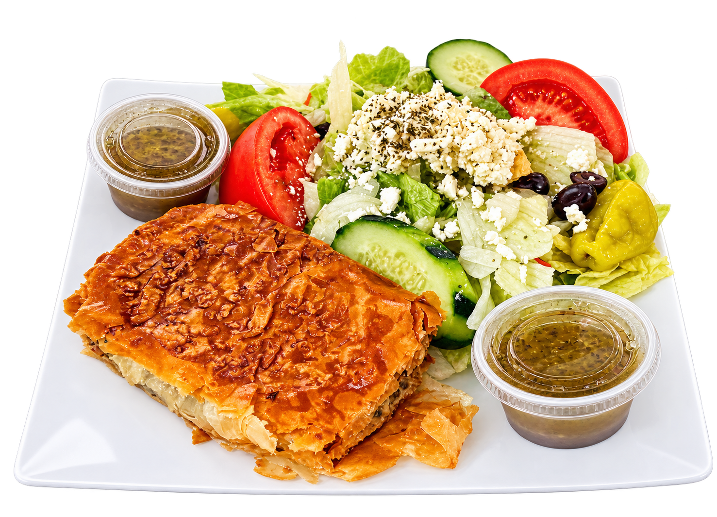 Spinach Pie Platter